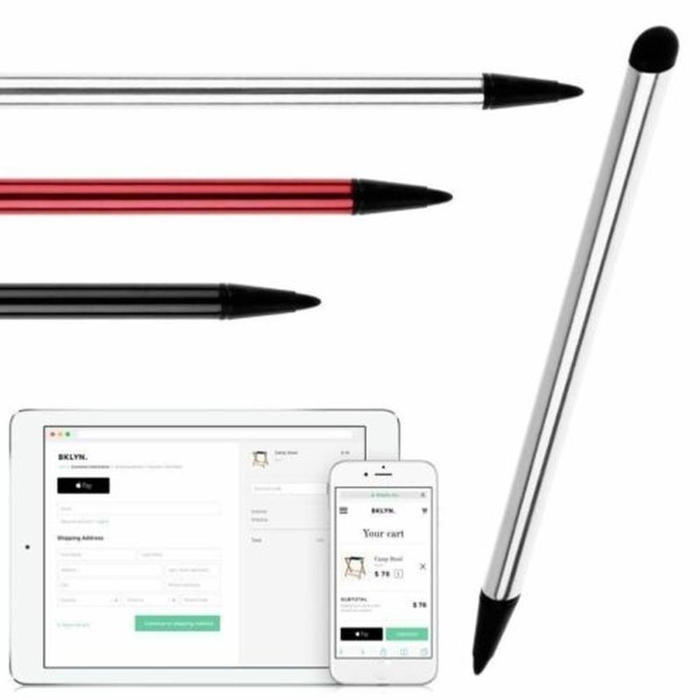 Simple Dual Purpose Stylus Pen Universal Capacitive Screen Pencil For IOS Android Tablet Mobile Phones Writing Drawing