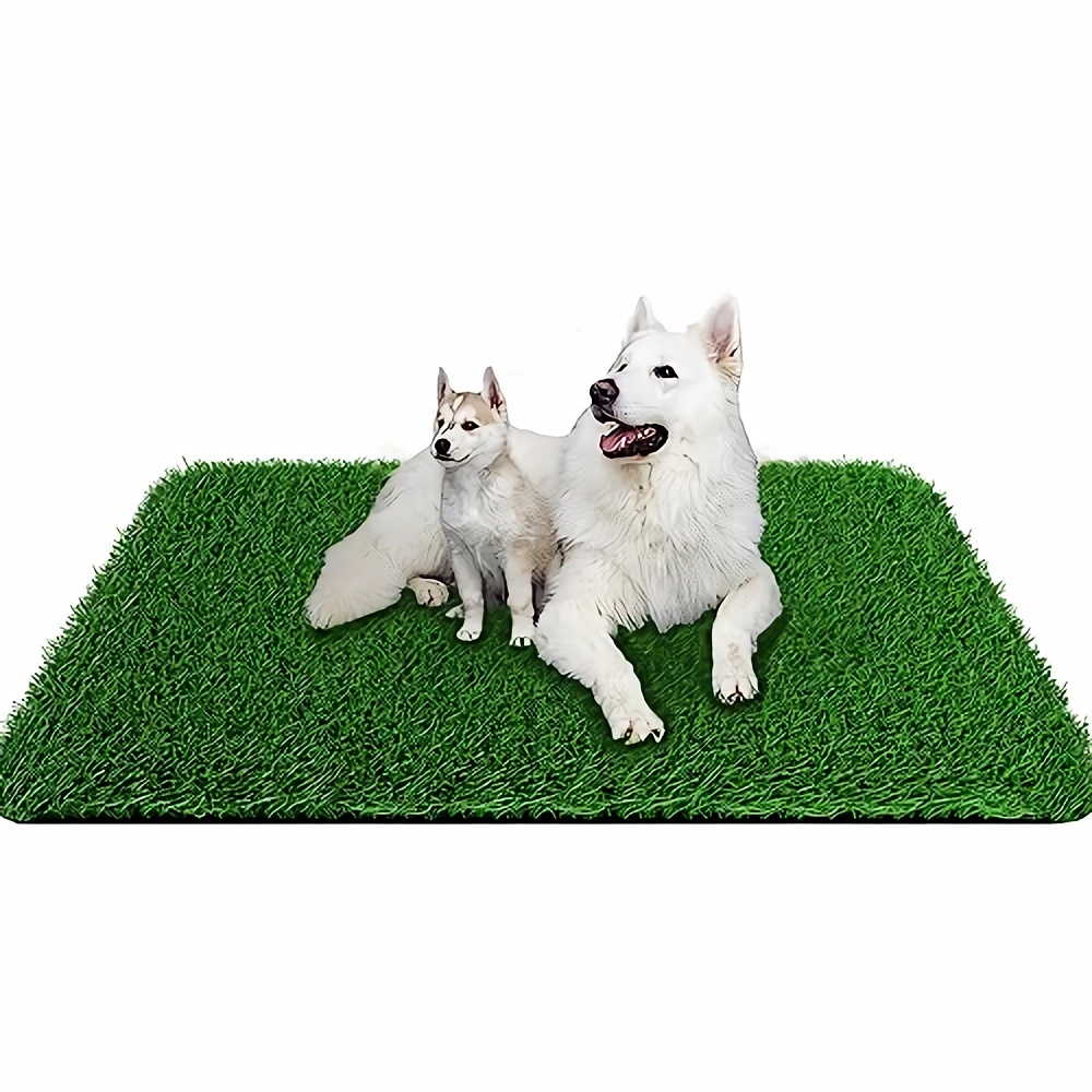 Erba per cani, grande toppa, erba artificiale per cani, prato sintetico per addestramento animali domestici, lavabile, perfetto per esterni, toilette portatile per animali domestici
