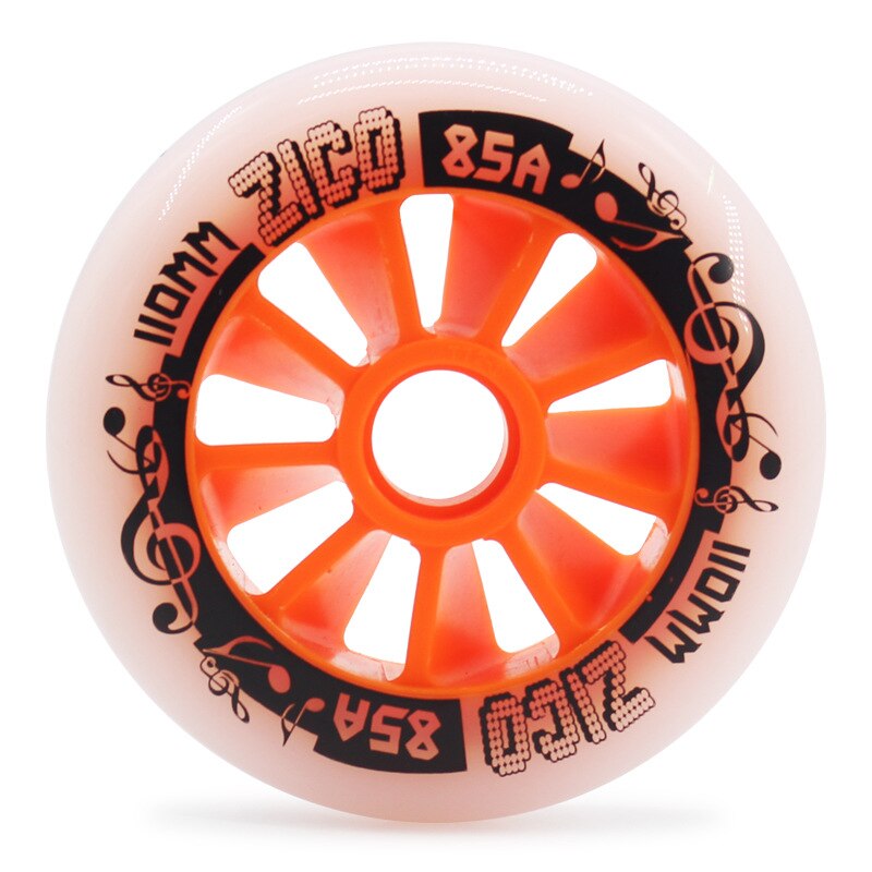 85A 90Mm 100Mm 110Mm Inline Skates Wielen Band Voor Schaatsen Schoenen Banden Vervangen Powerslide Cityrun Simmons skates Wiel: Rood / 90mm