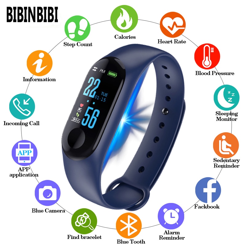 digital Watch Men Women smart wrist watches Blood Pressure Sleep heart rate monitor sport wristband watch ip67 waterproof