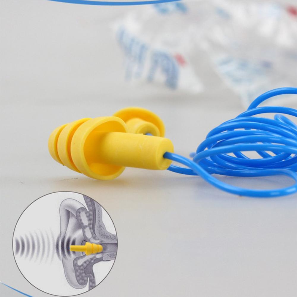 Soft 1/10 Pairs/SET Soft Foam Anti Noise Ear Plugs Ear Protectors Sleep Soundproof Earplugs Workplace Safety Supplies