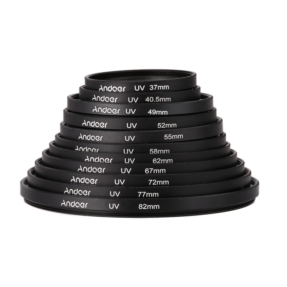 Andoer 67mm UV Ultra Violet Filter Lens Protector voor Canon Nikon DSLR Camera