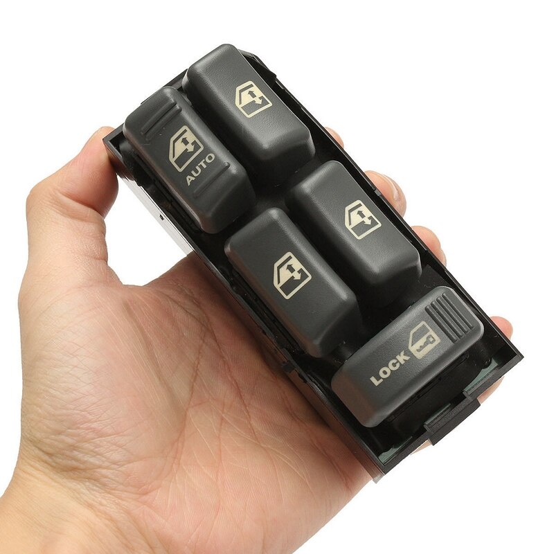 1Pcs Power Window Master Switch Linksvoor Zwarte Elektrische Voertuig Auto Window Switch Control Voor Gmc Chevrolet Cadillac