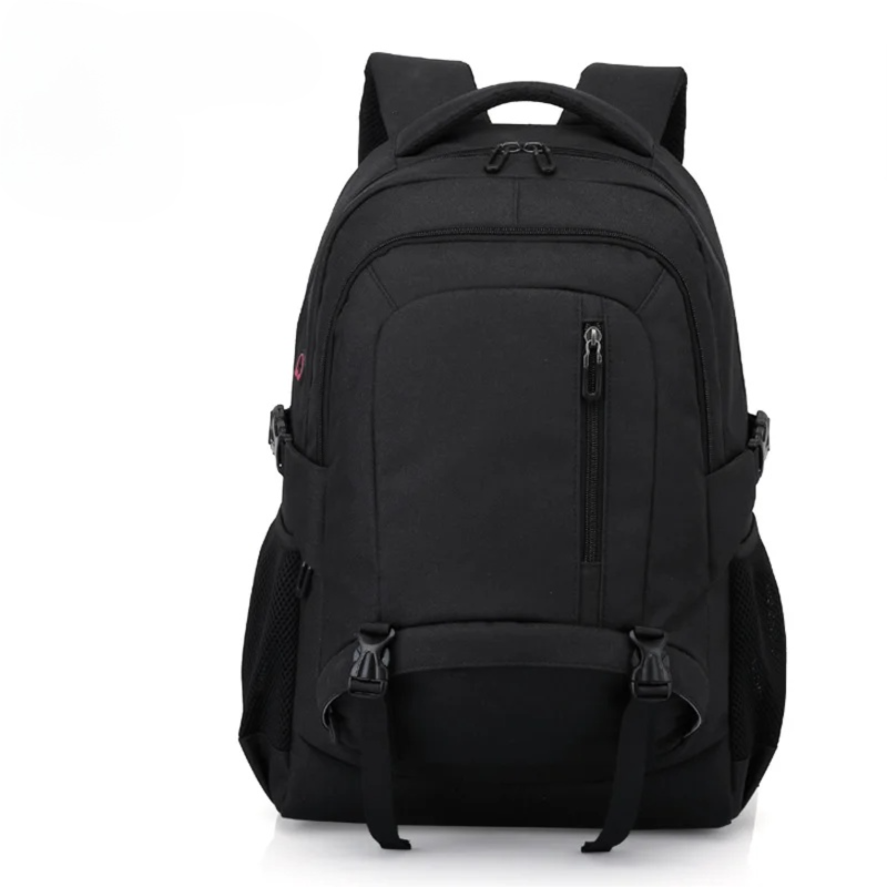 Men Computer SchoolBag Business Bag Oxford Wear-resistant Waterproof Travel Shoulder Backpack Laptop Rucksack College Daypack: black color