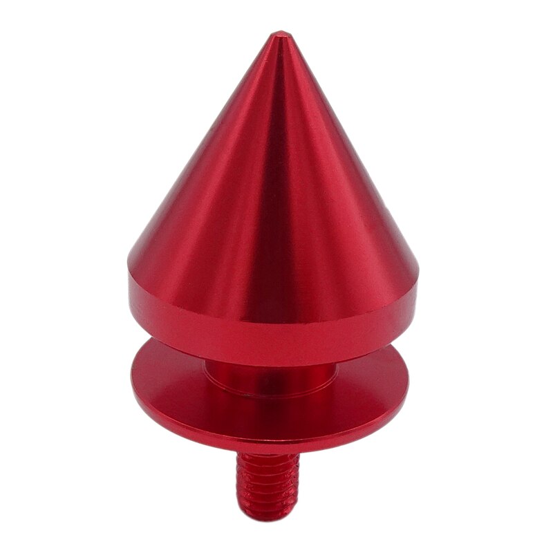 4 Pcs Alloy of Pack Fasteners Nuts Bolt Car Spike Front Bumper Hatch Lids Quick Release Fasteners Kit Red QRF015