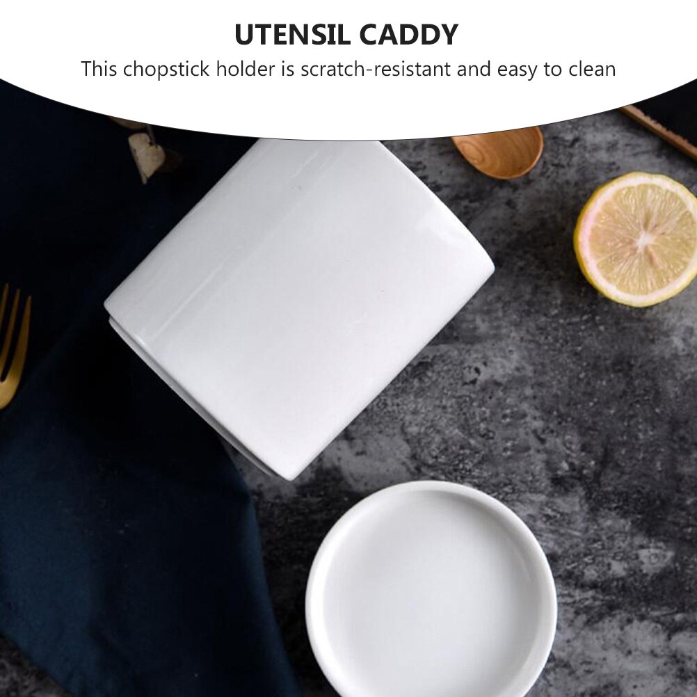 1 Pc Durable Convenient Multipurpose Utensil Caddy Utensil Holder Chopstick Holder for Kitchen