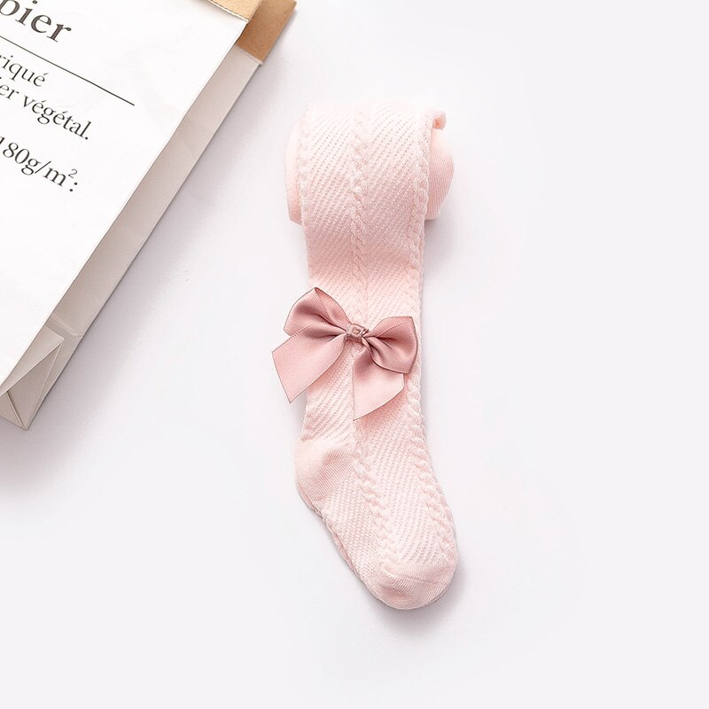 Zomer Leuke Dunne Ademende Baby Meisje Panty Strik Baby Meisje Panty Effen Mesh Zachte Baby Peuter Kousen Strumpfhose: pink