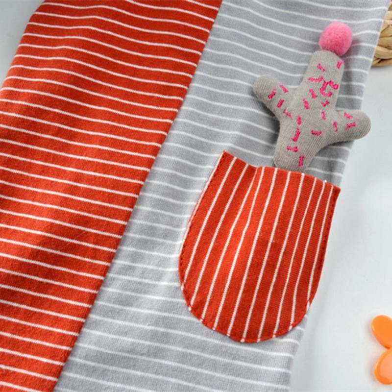 Hond Puppy Zomer Gestreepte Vesten Zomer Huisdier Katten Cactus Decor Kleding Patchwork T-Shirts Voor Chihuahua Teddy