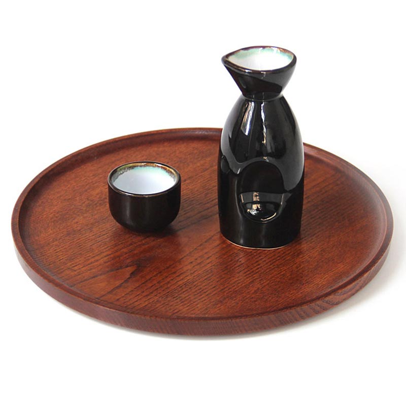 Japanese Porcelain Sake Cup Wine Cups Sushi Restaurant Tableware Black Wine Pot Coffee Mug Ceramic Glazed Teacup Set