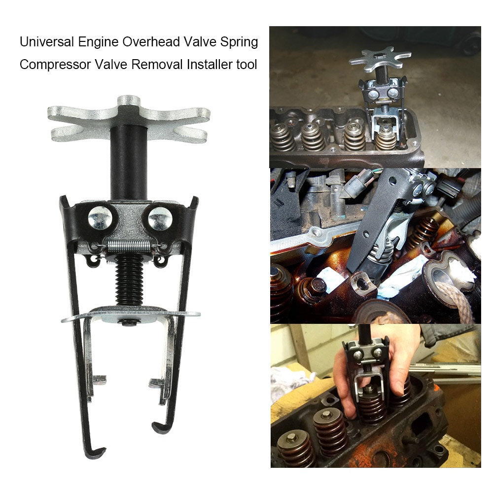 Bil-styling fjederkompressor kulstålmotor overliggende ventil fjederkompressor ventil fjernelse installationsværktøj universal