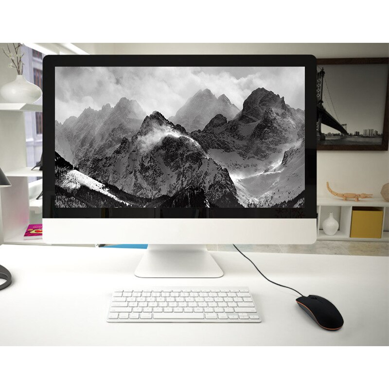 wired mouse 1200dpi Matte texture business office USB Gaming Mice For PC Notebook