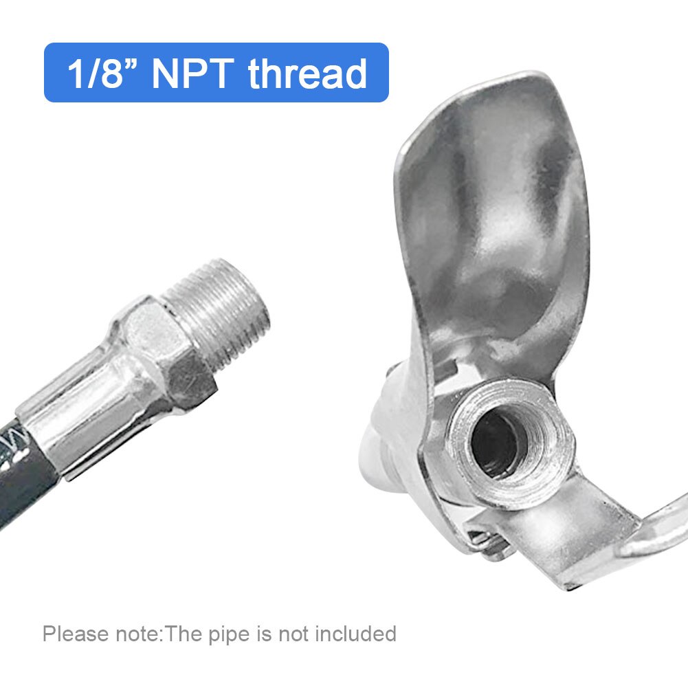 Grease Coupler Lock Pliers High Pressure Fitting Double Handle Filling Fits All Grease Guns - 1/8inch NPT Fitting