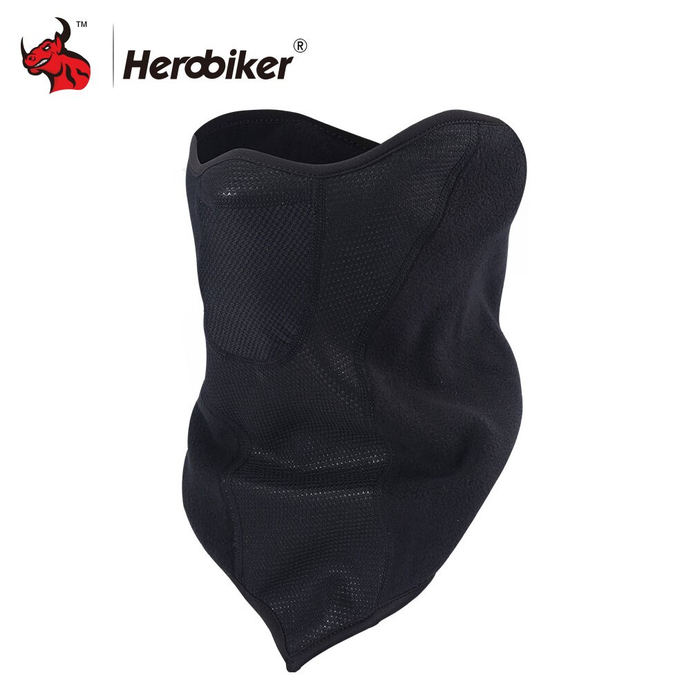 Herobiker Zomer Motorfiets Masker Motorfiets Winddicht Stofmasker Motorfiets Winter Proof Anti Fog Half Gezichtsmasker Moto Bivakmutsen: Default Title