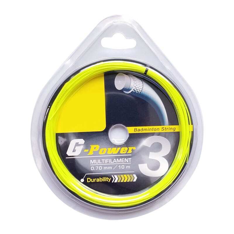 Badminton entraînement raquette ligne de ficelle noir blanc rouge rose Fluorescent jaune ambre jaune Badminton sport accessoires