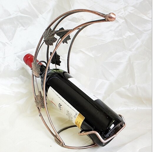 Metal Wine Holders Moon Shape Wine Bottle Rack