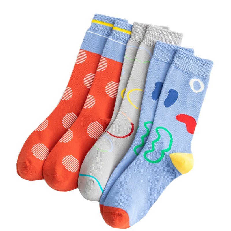 3 Paare/los Frühling Herbst freundlicher Socken Baumwolle Karikatur freundlicher Socken für Baby Jungen 3-12 Jahr Mädchen Socke: 9-12T