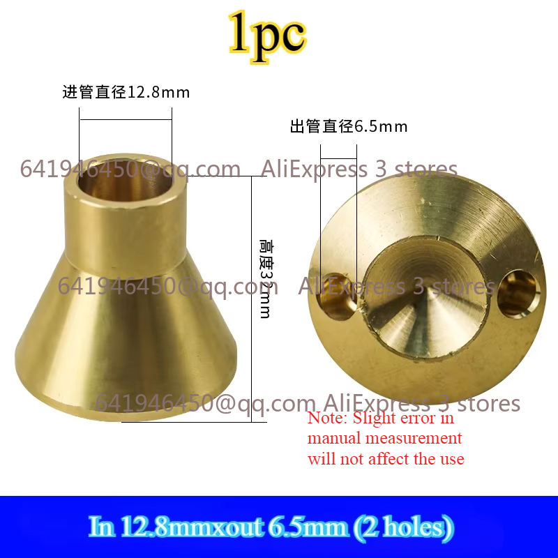 1PC Brass Liquid Distributor Refrigerant Distributor for Air Conditioner Refrigerator Diverter Copper Joint Refrigeration Parts: Silver