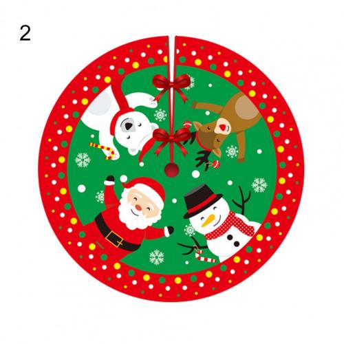 80% hübsche, runde, dekorative baumdecken aus flanell für weihnachten – exquisite baumunterlagen für feste: 2