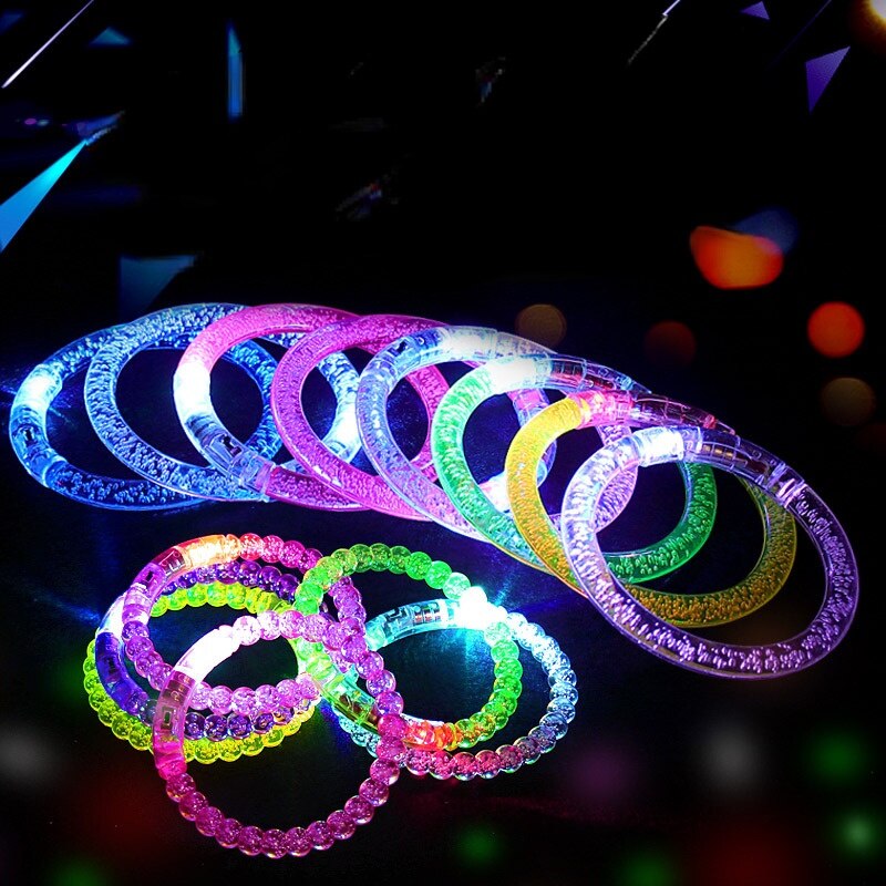 1pcs Party Fluorescence Light Glow Sticks Acrylic Bracelets Necklaces Neon for Wedding Party Glow Sticks Colorful Glow Stick