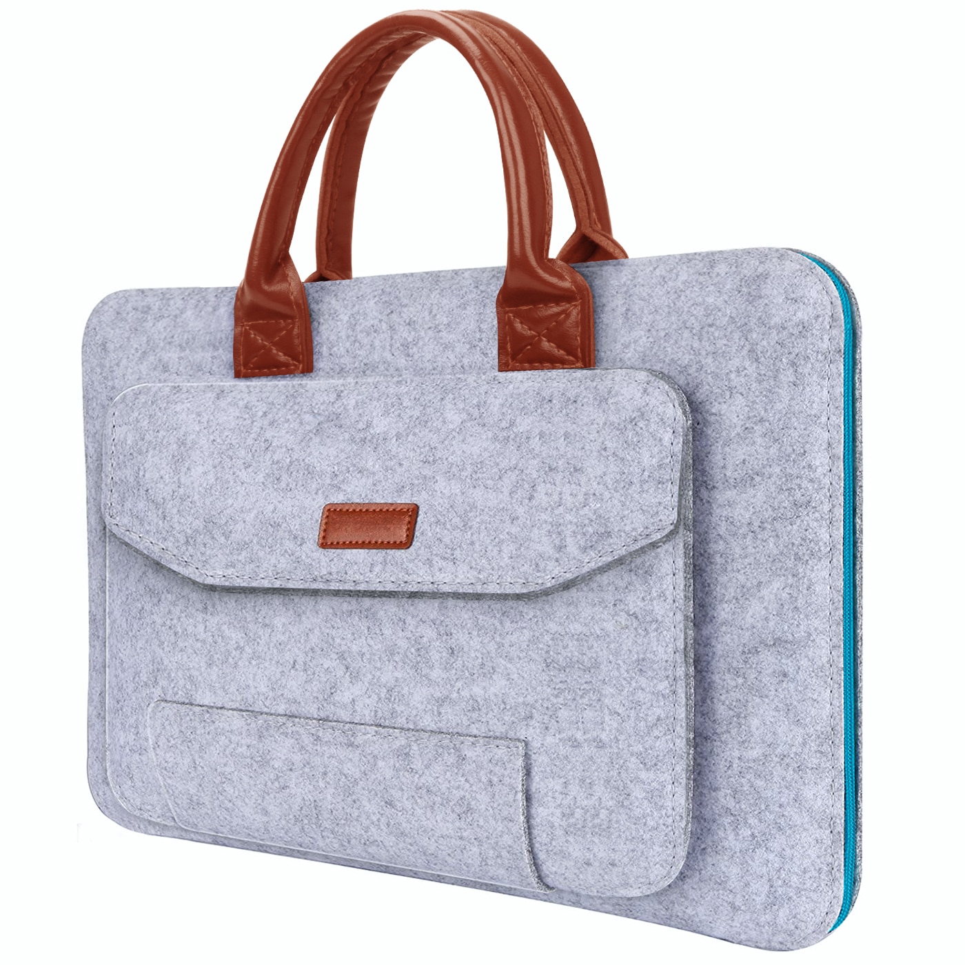 11.6/13.3/15.6 ''housse pour ordinateur portable poignée feutre ultra-léger ordinateur portable tablette IPAD étui avant-poche pochette sac porte-documents pour Macbook