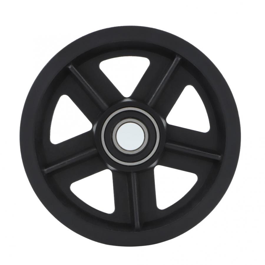 Polia da porta deslizante do agregado familiar deslizante porta do celeiro ferragem rolo kit cabide