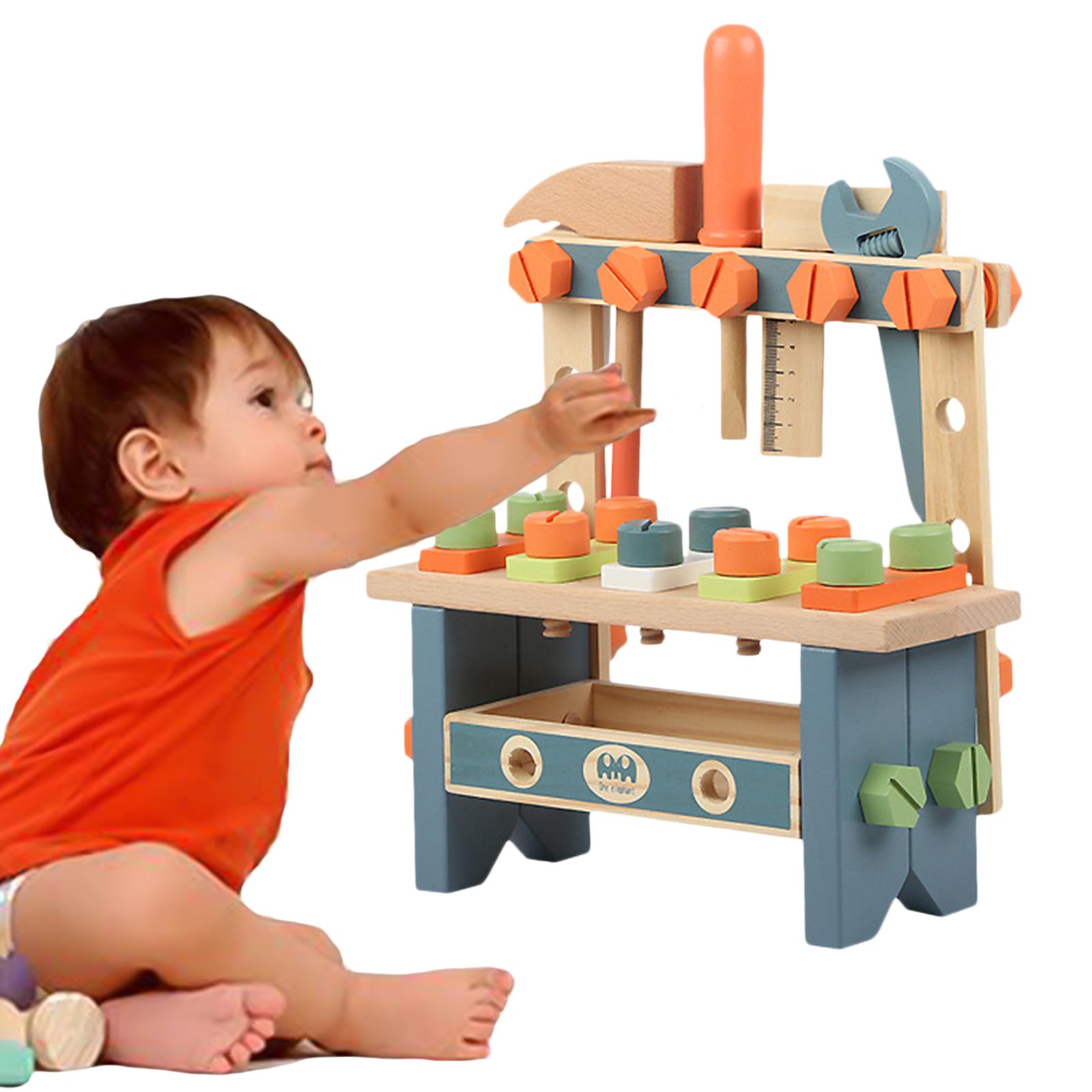 Mini Houten Werkbank Voor Kinderen Play Gereedschap Voor Peuters,