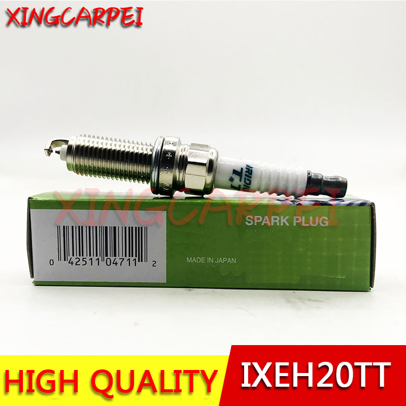 Bujía de iridio Dual IXEH20TT 4 Uds para NissanTeana 2.0L/2.5L para Renault Megane Fluence y Scenic 2.0L -