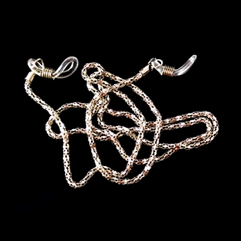 Lunettes de soleil à perles blanches pour hommes et femmes, 1 pièce, corde de support de cordon de chaîne pour lunettes de lecture: A-7