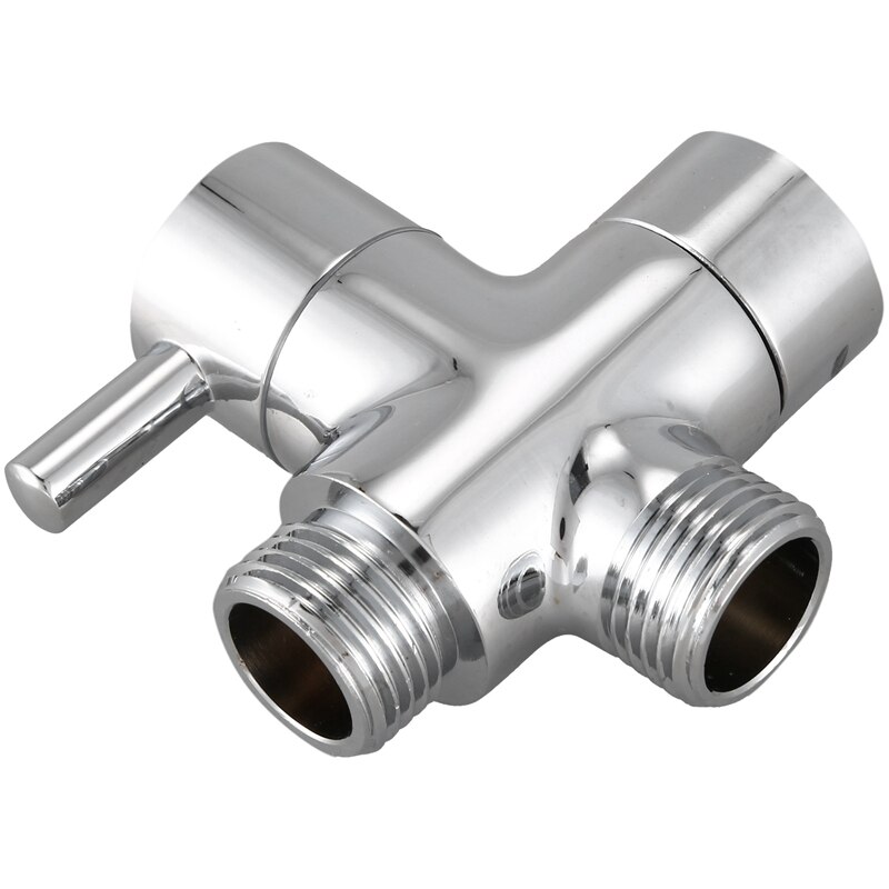 Robinet douche inverseur 3 voies douche bras inverseur 2 fonctions douche robinet vanne pour douche mitigeur laiton corps chromé