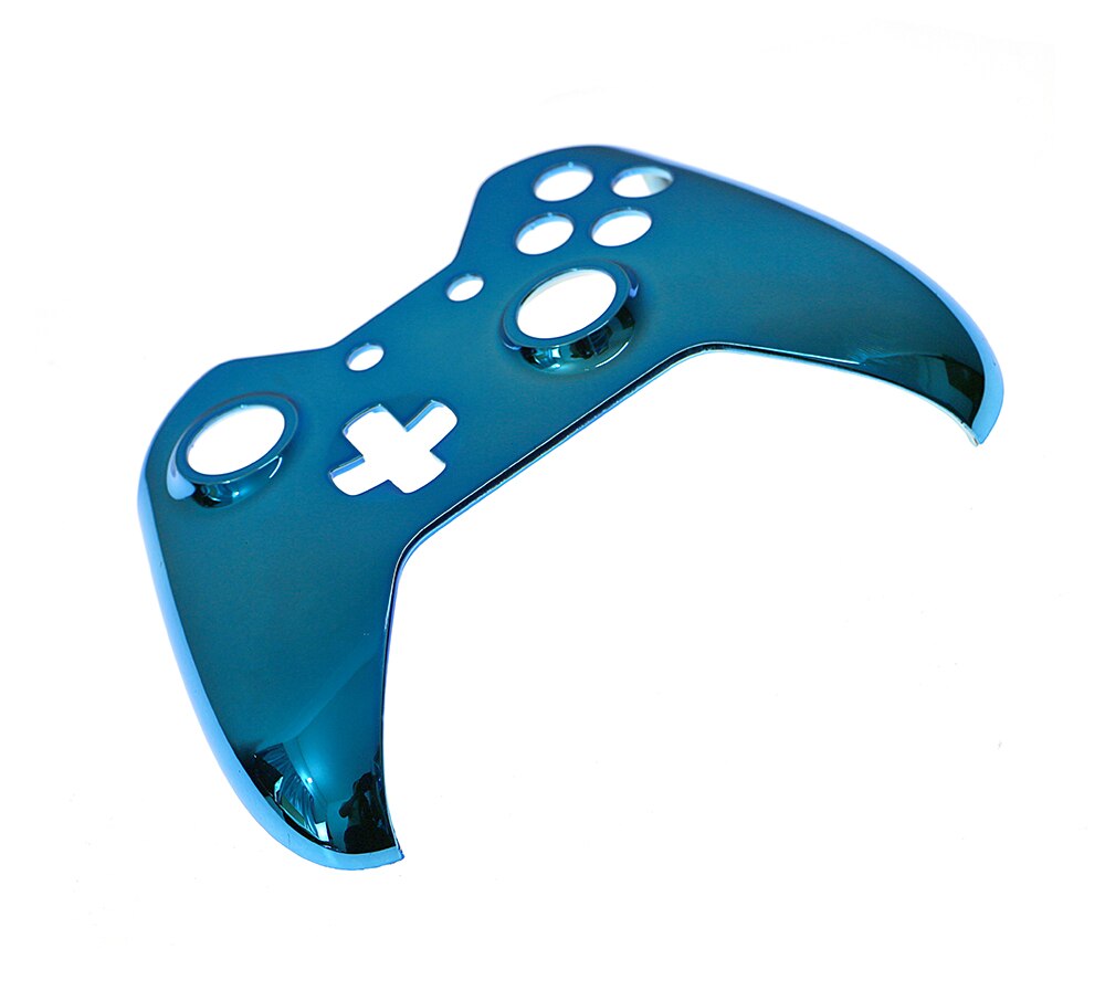 1set di Ricambio Chrome Completa Borsette E Bottoni Mod Kit per Xbox Un Controller Custom Alloggiamento Della Copertura Per Xbox One: D top blue