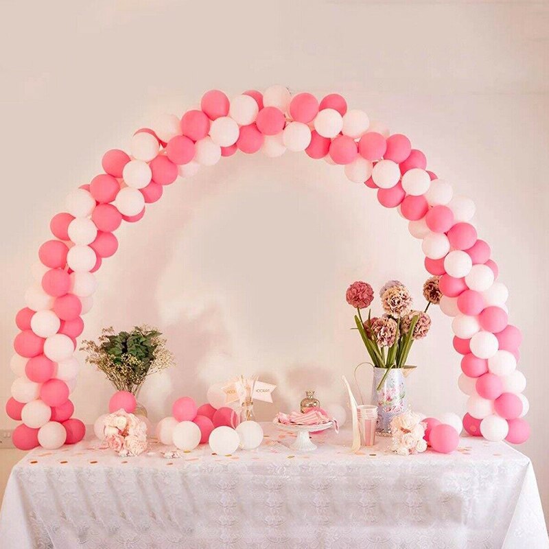 Conjunto de arco de globos grande, soporte de columna, marco de Base, Kit de decoración para de cumpleaños y boda, SEC88