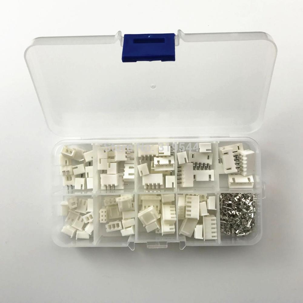 230 pcs XH2.54 2pin 3pin 4pin 5pin 2.54mm Toonhoogte Terminal Kit/Behuizing/Pin Header JST Connector Draad connectors Adapter XH Kits