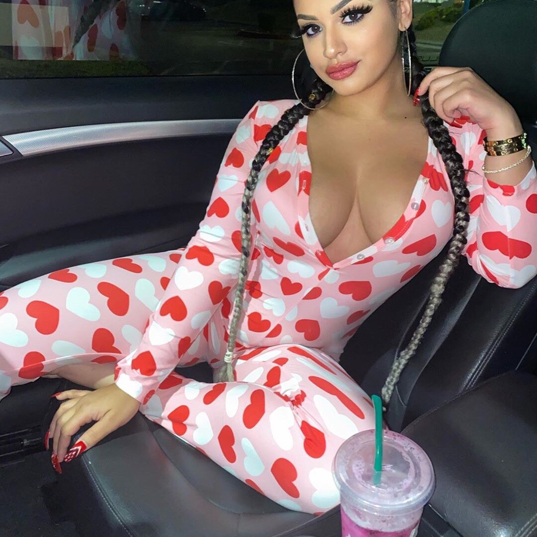 Sexy Vrouwen Onesies Pijamas Ondergoed Herfst Winter Lange Mouw Knop Diepe V-hals Bodycon Stretch Turnpakje Lange Romper Overalls