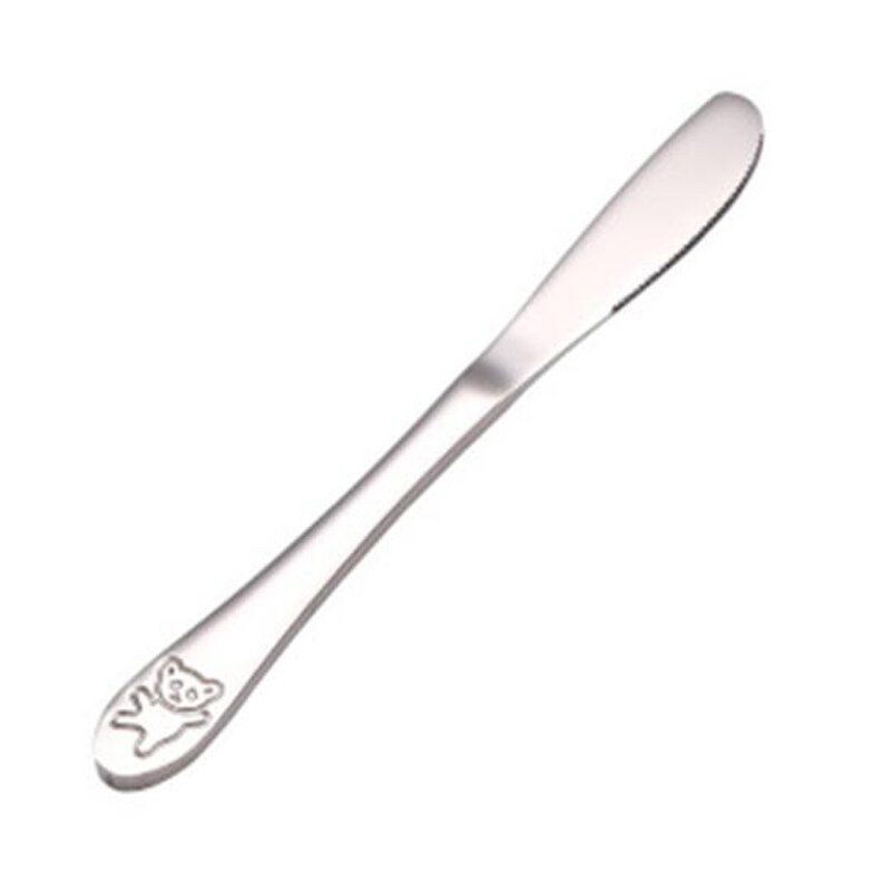 Baby Gadgets Tableware Set Children Utensil Stainless Steel Toddler Dinnerware Cutlery Cartoon Infant Food Feeding Spoon Fork: Knife