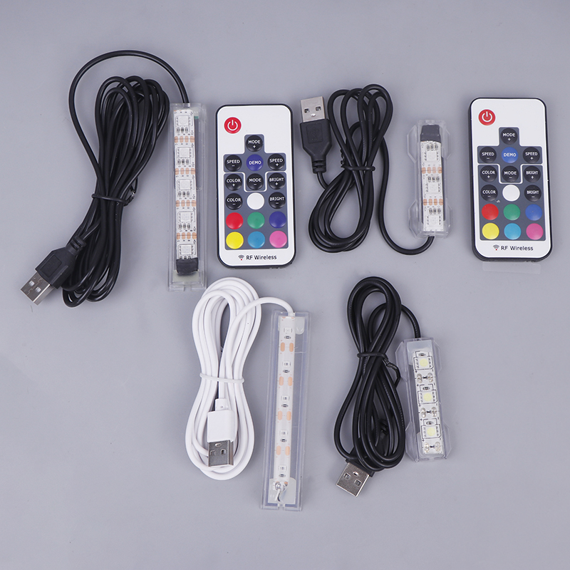 Visaccessoire Micro Aquariumlicht USB-aangedreven afstandsbediening Kleurrijke vis LED-lamp voor landschap USB-aquariumlicht