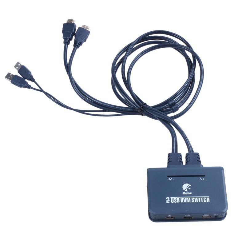 2 Port HDMI KVM Switch with Cables EL-21UHC