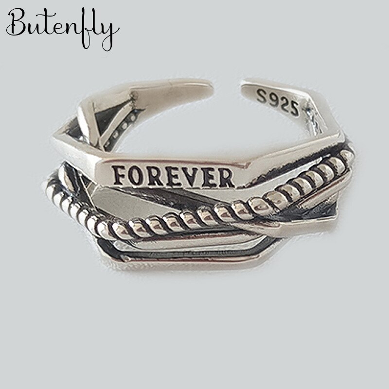 Zomer Strand Open Brief Ringen Voor Vrouwen Meisjes Verstelbare Finger Ring Charm Sieraden