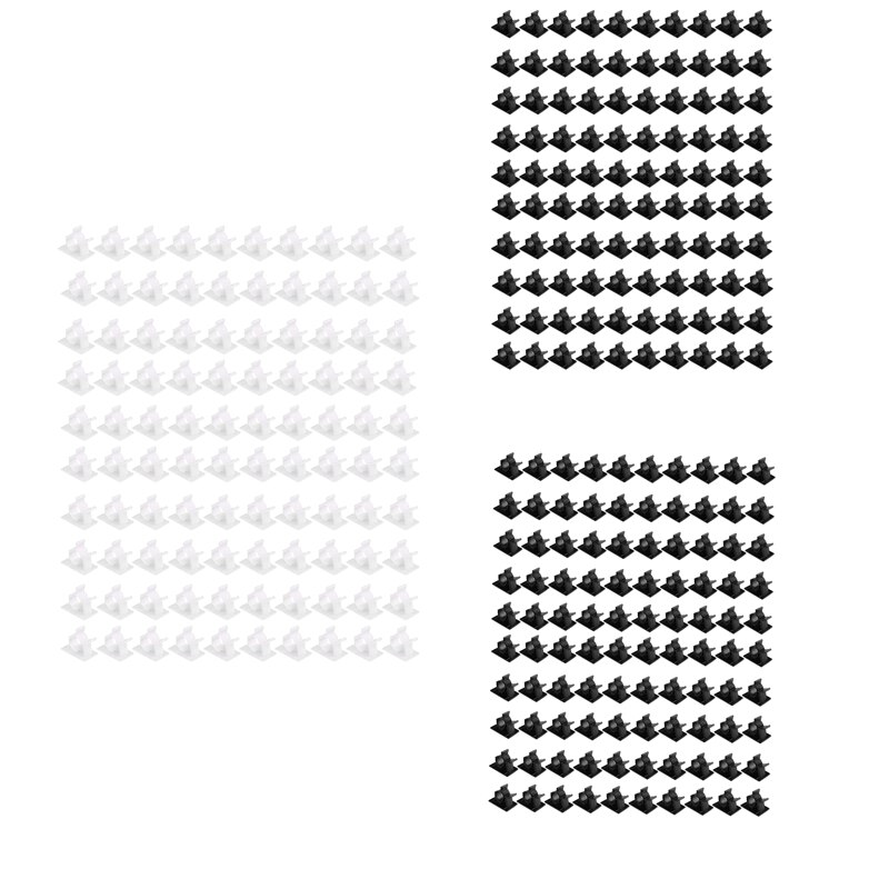 100Pc Self Adhesive Cable Clips Wire Clips Cable Clamps Tie Holder Cable Wire Organizer Management for Car