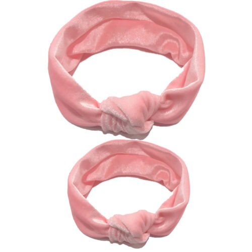 2 pièces mère & fille enfants bébé fille arc Turban bandeau accessoires de bandeau: D