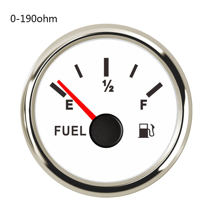 Jauge De Niveau Carburant Marin 52 Mm - Indicateur Universel 12/24V Pour Bateaux Et Véhicules - 5