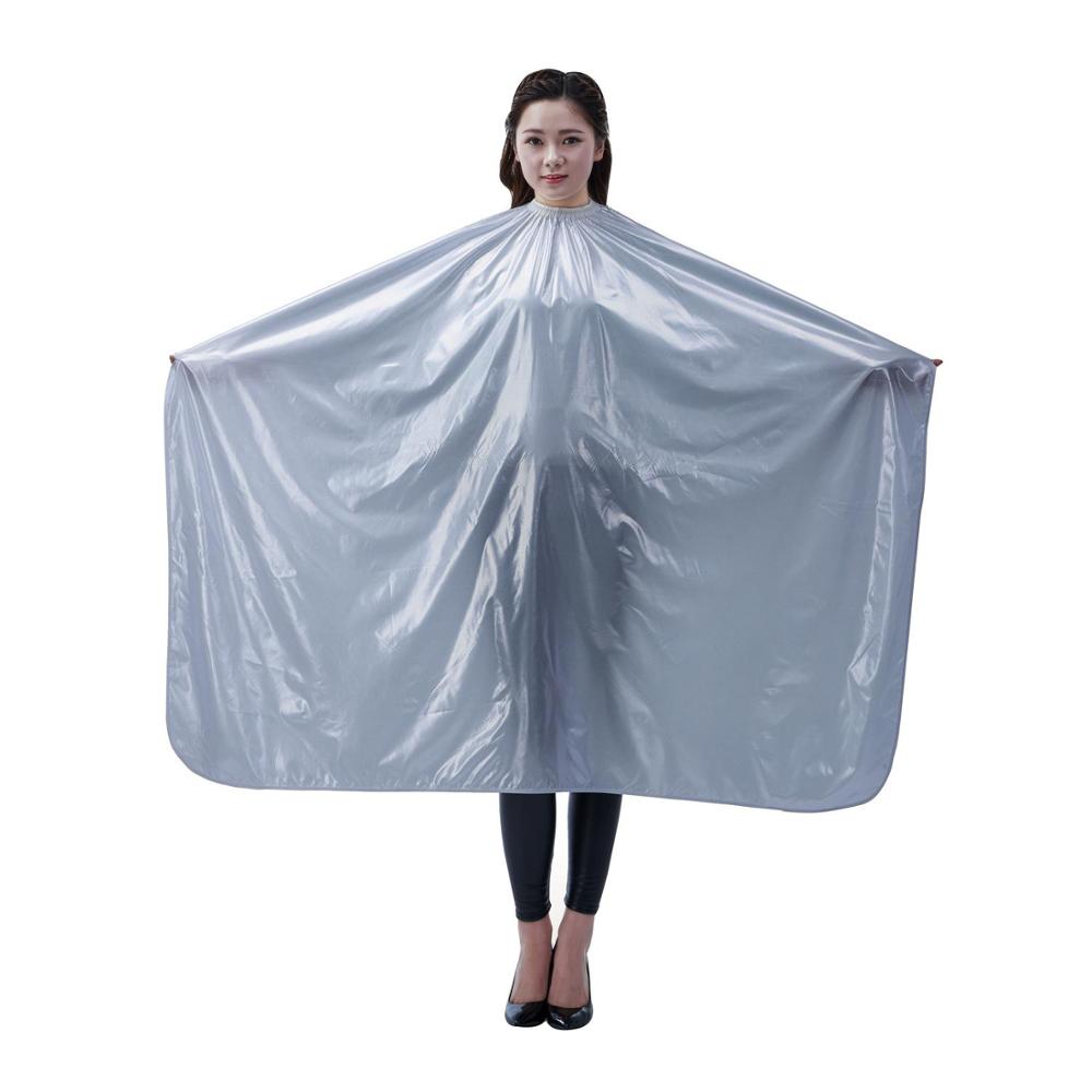Salong hårstyling cape,stor korea stil hårklippning färgning styling vattentät capes frisör wai tyg cape: Vit