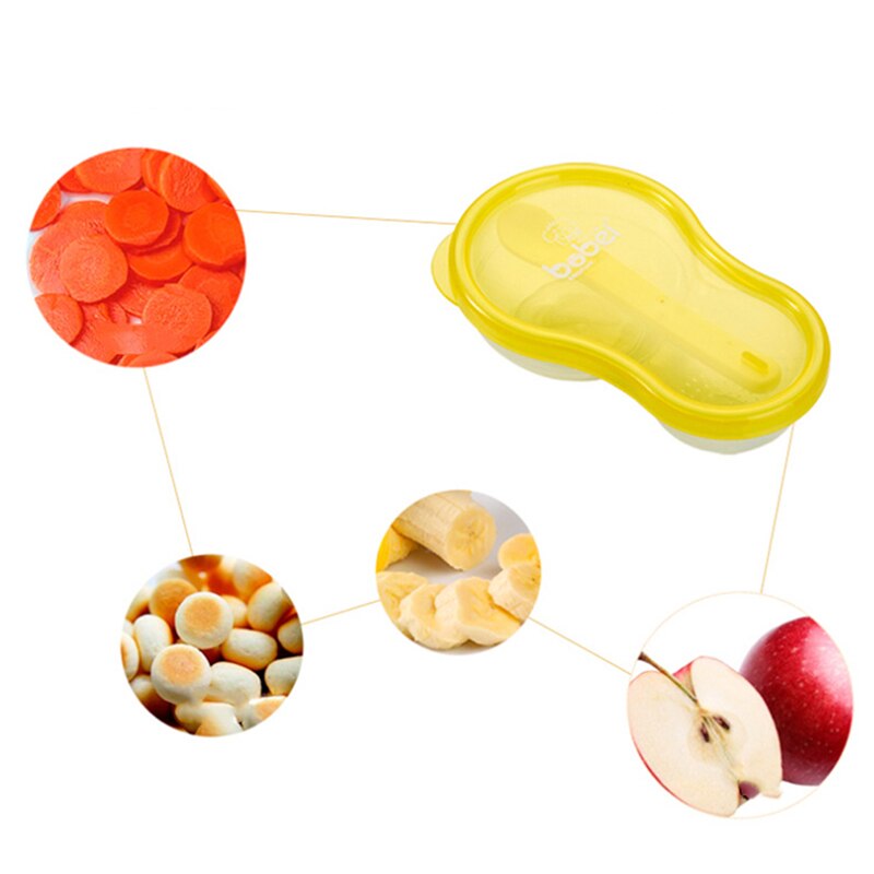 2 stuks/set baby serviesgoed servies lepel babyvoeding babydiner voerbakken schaaltjes babykom + lepel voedingsvoeding servies