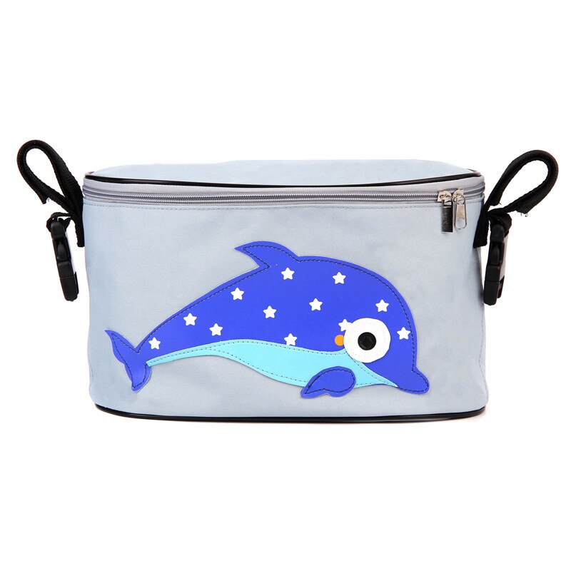 Baby Tasche mit Guter kinderwagen organizer Trolley Kinderwagen Auto erhöhen Aufbewahrungstasche Mama Tasche Windel Einkaufstasche: dolphin
