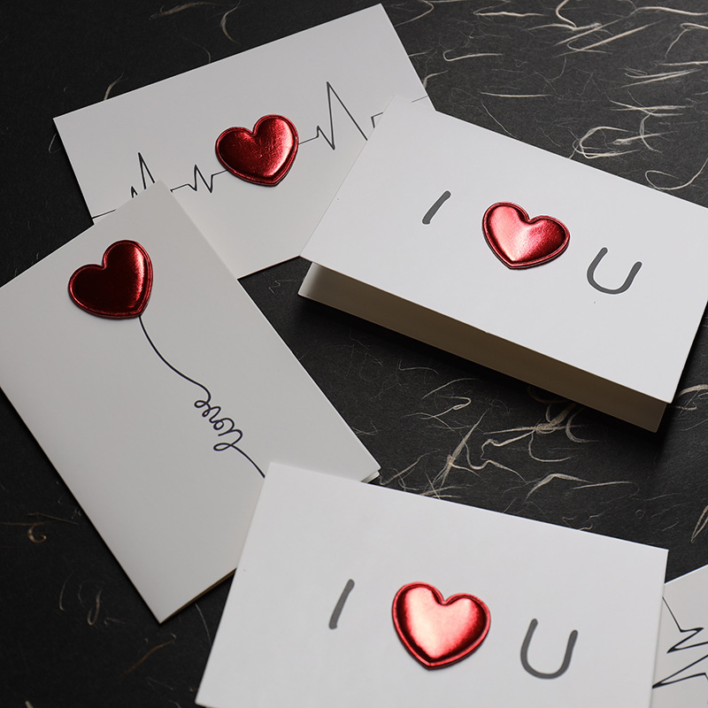 Tarjetas de del Día de San Valentín, tarjeta postal de amor, invitación de boda, tarjetas de felicitación, aniversario para ella, tarjeta de del Día de San Valentín