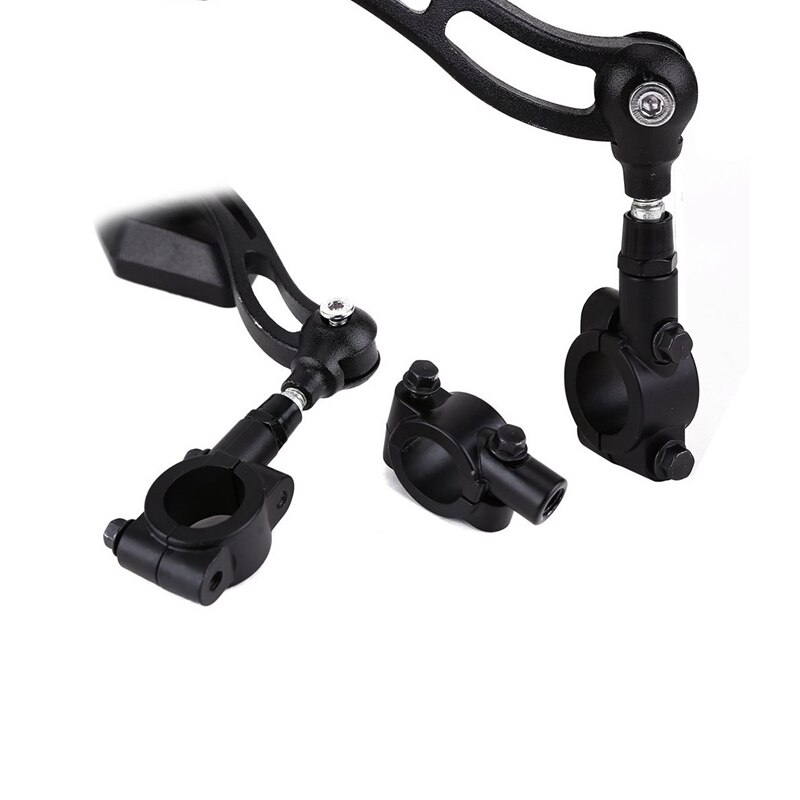 Paar Adapter Beugel Set Achteruitkijkspiegels 10Mm Schroeven Op Stuur Motorfietsen En Scooters
