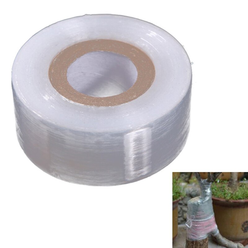 1pc miljøvenlige 3cm x 120m / 1 ruller podetape haveredskaber frugttræsakatører indpode gren havearbejde binde bælte pe tape