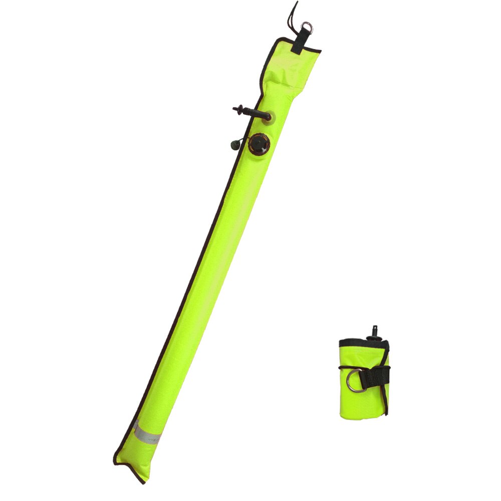 Underwater Writing Slate Board 30m Scuba Diving Reel Finger Spool Scuba Diving Wreck 1M SMB Surface Signal Marker Buoy
