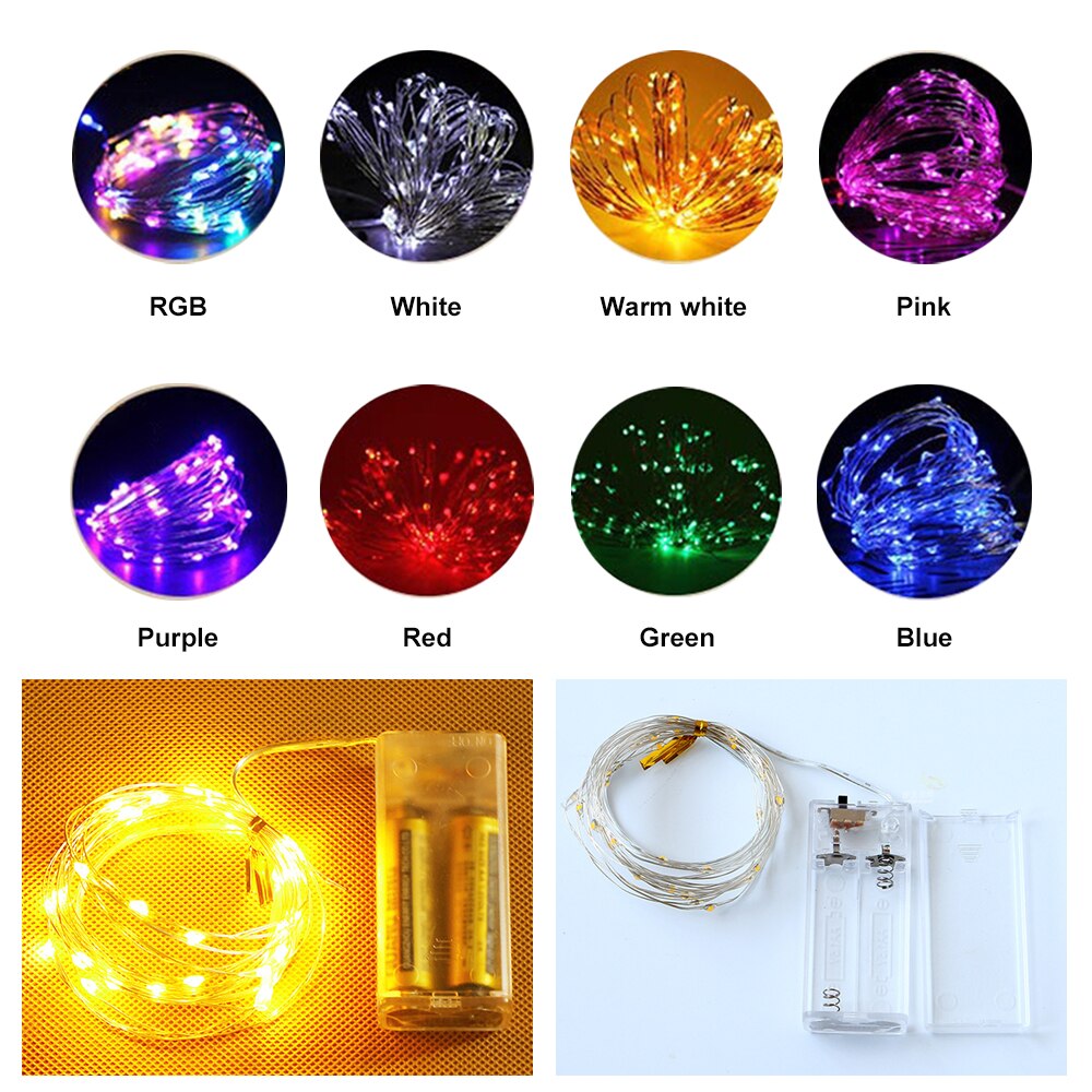 FOXGBF LED String Lights home fairy Light Waterpro... – Grandado