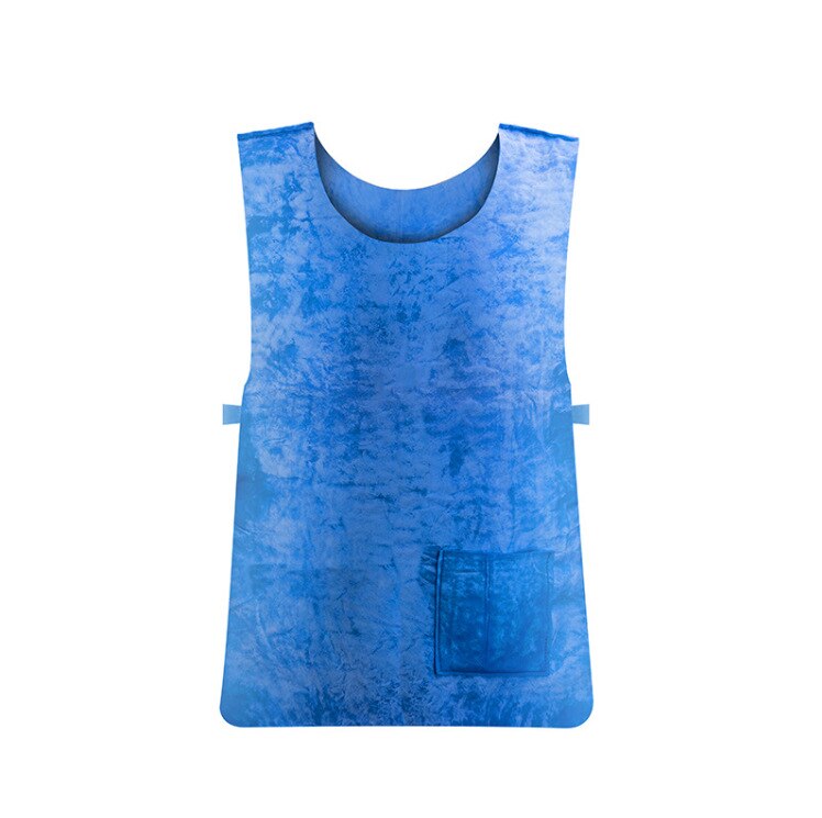 Zomer Koeling Vest warmteafvoer PVA Waterdichte Stof Vest Hoge Temperatuur Beschermende Outdoor Sport Werk Vesten: Blauw