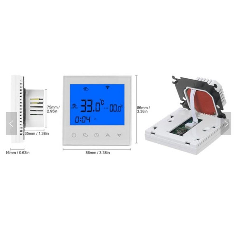 HY03WE-2 WiFI Intelligent Room Thermostat Electric Heating System Temperature Controller Regulator App Controllable Thermostat